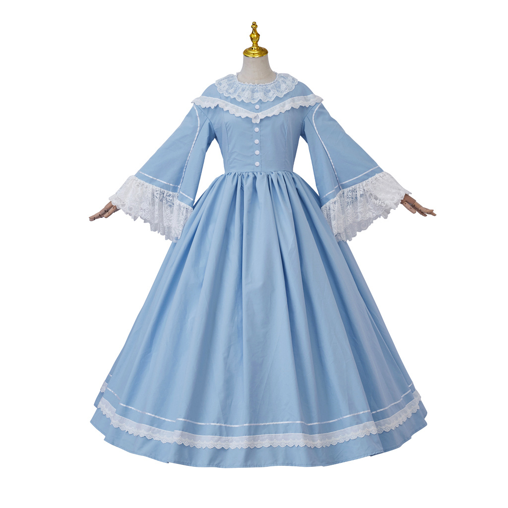 Evening Gown - 1860 년대 빅토리아 남북 전쟁 코스프레
