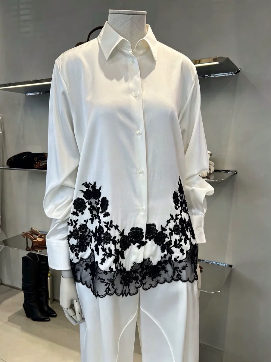 고급 실크 새틴 소재의 여성용 블라우스 및 셔츠, 패치 - Silk Blouse 리뷰 및 가격