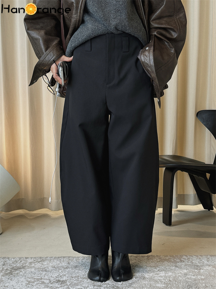 HanOrange 2026 봄 하이웨이스트 커브드 나이 - Tailored Trouser Wide 리뷰 및 가격