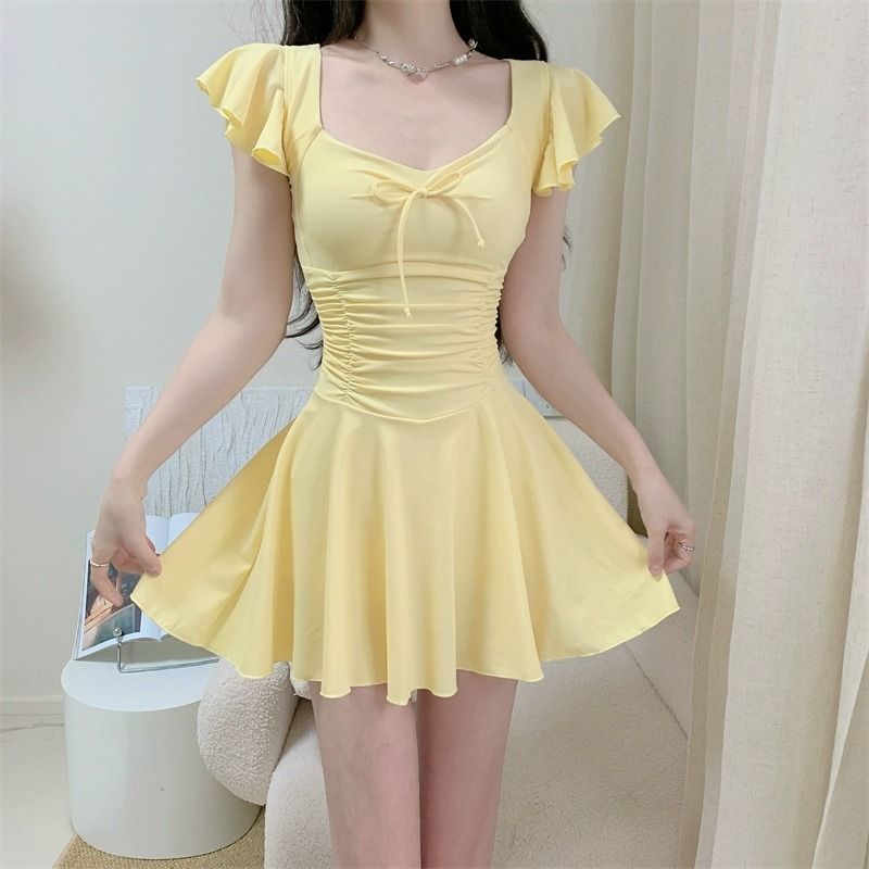 2026 신상 여성 스커트형 수영복 반팔 복부 보정 패 - Womens Suit 리뷰 및 가격